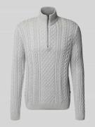 Jack & Jones Premium Strickpullover mit gerippten Abschlüssen Modell '...