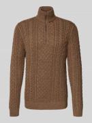 Jack & Jones Premium Strickpullover mit gerippten Abschlüssen Modell '...