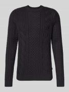 Jack & Jones Premium Strickpullover mit gerippten Abschlüssen Modell '...