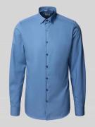 OLYMP Level Five Slim Fit Businesshemd mit extra langem Arm in Jeansbl...