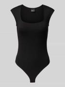 Gina Tricot Body mit Karree-Ausschnitt Modell 'Soft touch' in Black, G...