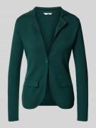 ZABAIONE Blazer mit Pattentaschen in Dunkelgruen, Größe M