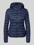 Review Steppjacke mit Kapuze in Marine, Größe L