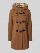 Gil Bret Dufflecoat mit Kaschmir-Anteil in Camel Melange, Größe 44