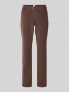 Brax Slim Fit Cordhose aus Baumwoll-Mix Modell 'Mary' in Schoko, Größe...