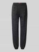 HUGO Regular Fit Sweatpants aus Baumwoll-Mix Modell 'LOKKY' in Black, ...