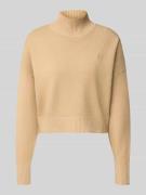 Hugo Blue Oversize Fit Rollkragenpullover aus Viskose-Mix Modell 'SEST...