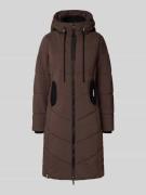 khujo Steppmantel mit Kapuze Modell 'ARIBAY' in Dunkelbraun, Größe L