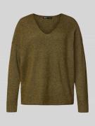 Only Regular Fit Pullover mit V-Ausschnitt Modell 'RICA LIFE' in Mitte...