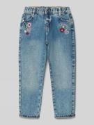 Guess Mom Fit Jeans mit Eingrifftaschen in Blau, Größe 92