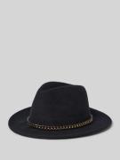 Loevenich Wollhut mit Applikation Modell 'Fedora' in Black, Größe 1