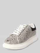 Steve Madden Sneaker mit Allover-Nietenbesatz Modell 'Icebox' in Silbe...