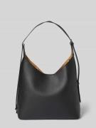 Mango Shoulder Bag in Leder-Optik Modell 'Keops' in Black, Größe 1