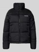 Review Steppjacke mit Label-Stitching in Black, Größe L