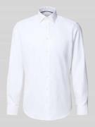 Christian Berg Men Regular Fit Businesshemd mit Kentkragen in Weiss, G...