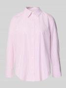 Tom Tailor Relaxed Fit Hemdbluse aus Lyocell-Baumwoll-Mix in Pink, Grö...