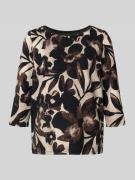 Betty Barclay T-Shirt mit Rundhalsausschnitt und 3/4-Arm in Dunkelbrau...