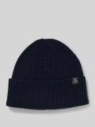 Marc O'Polo Mütze aus reiner Baumwolle in Marine, Größe 1