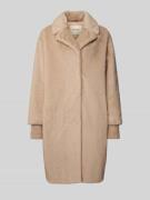 Beaumont Amsterdam Mantel aus Kunstfell mit Reverskragen in Beige, Grö...