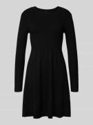 Only Tailliertes Strickkleid aus Viskose-Mix Modell 'NATASCHA' in Blac...