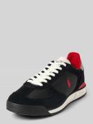 Polo Ralph Lauren Sneaker mit Label-Stitching Modell 'VARICK' in Black...