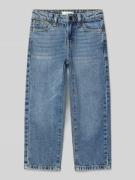 Mango Jeans im Used-Look mit Eingrifftaschen in Blau, Größe 116