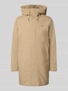 Helly Hansen Regular Fit Mantel mit Kapuze Modell 'Munich' in Hellbrau...