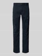 PME Legend Slim Fit Cargo-Hose mit Logo-Stitching in Dunkelblau, Größe...