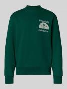 Ellesse Sweatshirt mit Label-Stitching in Dunkelgruen, Größe L