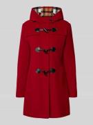 Gil Bret Dufflecoat mit Kaschmir-Anteil in Rot, Größe 38