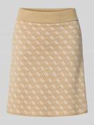 Guess Minirock mit elastischem Bund Modell 'AUBREY' in Beige, Größe L