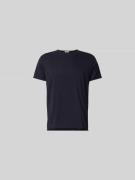 Filippa K Regular Fit T-Shirt mit Rollsaum in Marine, Größe S
