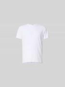 Filippa K Regular Fit T-Shirt mit Rollsaum in Weiss, Größe S