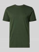 Les Deux T-Shirt mit Rundhalsausschnitt Modell 'Norregaard' in Dunkelg...