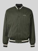 Les Deux Bomberjacke mit Label-Stitching Modell 'Varsity Tech' in Dunk...