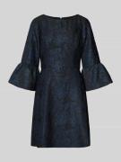 Adrianna Papell Regular Fit Cocktailkleid mit Floralem Allover-Stitchi...