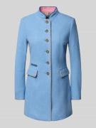 WHITE LABEL Blazer mit Pattentaschen in Hellblau, Größe 44
