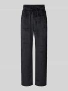 HUGO Comfort Fit Sweatpants mit Label Patch Modell 'VELVET' in Black, ...
