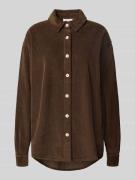 American Vintage Relaxed Fit Hemdbluse aus Cord Modell 'PADOW' in Scho...