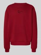 KARL KANI Sweatshirt mit Rundhalsausschnitt und Label-Stitching in Dun...