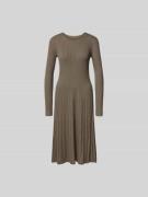 Joseph Wollkleid in Strick-Optik in Mittelgrau, Größe M