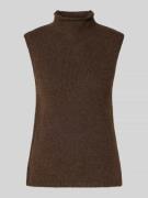 Neo Noir Pullunder mit Stehkragen Modell 'Odelia' in Dunkelbraun, Größ...