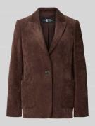 Luisa Cerano Blazer mit Reverskragen in Dunkelbraun, Größe 34