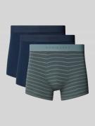 Schiesser Boxershorts mit elastischem Logo-Bund im 3er-Pack in Marine,...