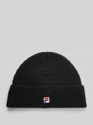 FILA Beanie mit Label-Stitching Modell 'BIELLA' in Black, Größe 1