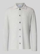 GRAN SASSO Strickjacke aus Schurwoll-Mix mit Kaschmir-Anteil in Beige,...