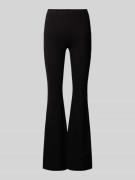 Review Flared Leggings mit elastischem Bund in Black, Größe XS