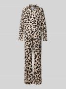 LOUIS & LOUISA Relaxed Fit Pyjama mit Reverskragen Modell 'Schmusekatz...