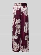 Rinascimento Stoffhose mit Nahtreißverschluss in Bordeaux, Größe L