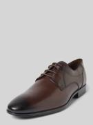 Lloyd Lederderby mit Ziernähten Modell 'CORE' in Dunkelbraun, Größe 41